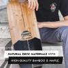 image:imageMagneto Longboards Bamboo Longboards for Cruising Carving FreeStyle Downhill and Dancing Bamboo Drop amp Fiberglass Through LongboardLow Glider