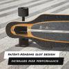image:imageMagneto Slot Machine Skateboard  40 x 9  Premium Longboard  Bamboo Maple Fiberglass Construction  Barefoot Traction  Fully Assembled for Men Women Adults Teens  Free Skate Tool