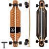 image:imageMagneto Slot Machine Skateboard  40 x 9  Premium Longboard  Bamboo Maple Fiberglass Construction  Barefoot Traction  Fully Assembled for Men Women Adults Teens  Free Skate Tool