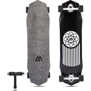 image:imageMagneto 7 Ply Canadian Maple Longboards  35 x 9  for Cruising Carving FreeStyle Downhill and Dancing Cutting Edge Carbon Fiber Longboard by Magneto