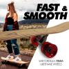 image:imageMagneto 44 inch Kicktail Cruiser Longboard Skateboard  Bamboo and Hard Maple Deck  Made for Adults Teens and KidsRed