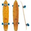 image:imageMagneto 44 inch Kicktail Cruiser Longboard Skateboard  Bamboo and Hard Maple Deck  Made for Adults Teens and KidsBlue