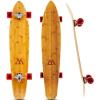 image:imageMagneto 44 inch Kicktail Cruiser Longboard Skateboard  Bamboo and Hard Maple Deck  Made for Adults Teens and KidsRed